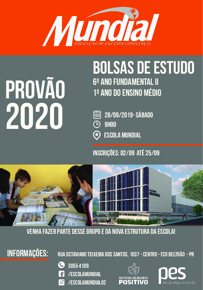 PROVÃO MUNDIAL 2020